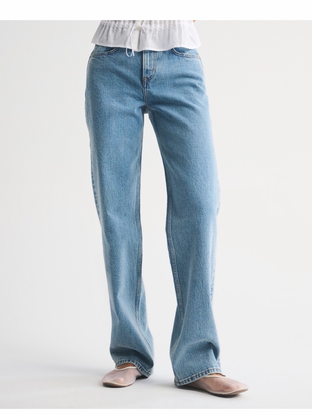 Abercrombie & Fitch Light Blue Flare Jeans